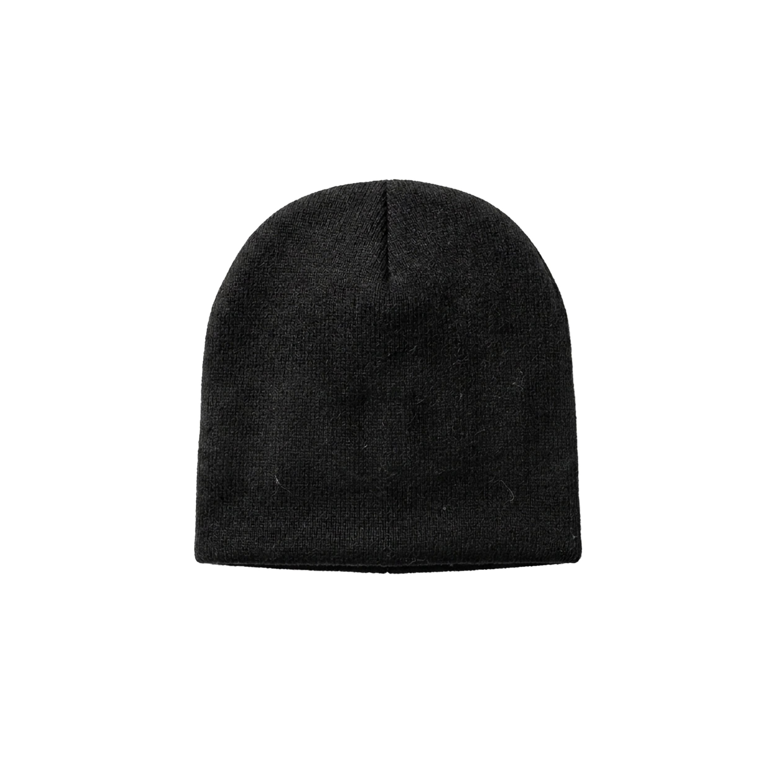 Bonnet noir de dos